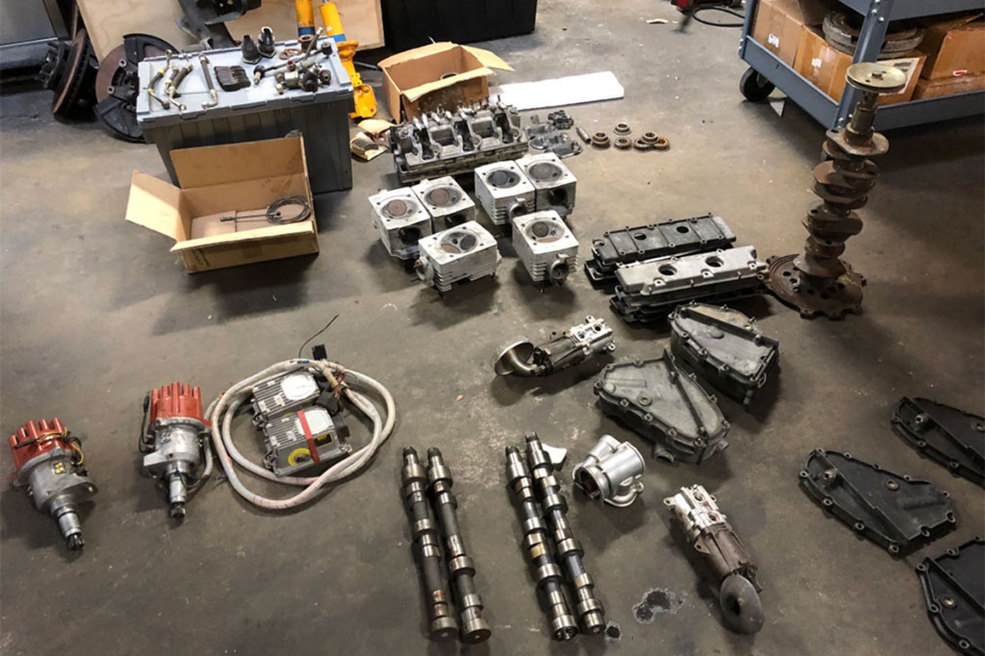 Porsche 911 RS and RSR parts barnfind